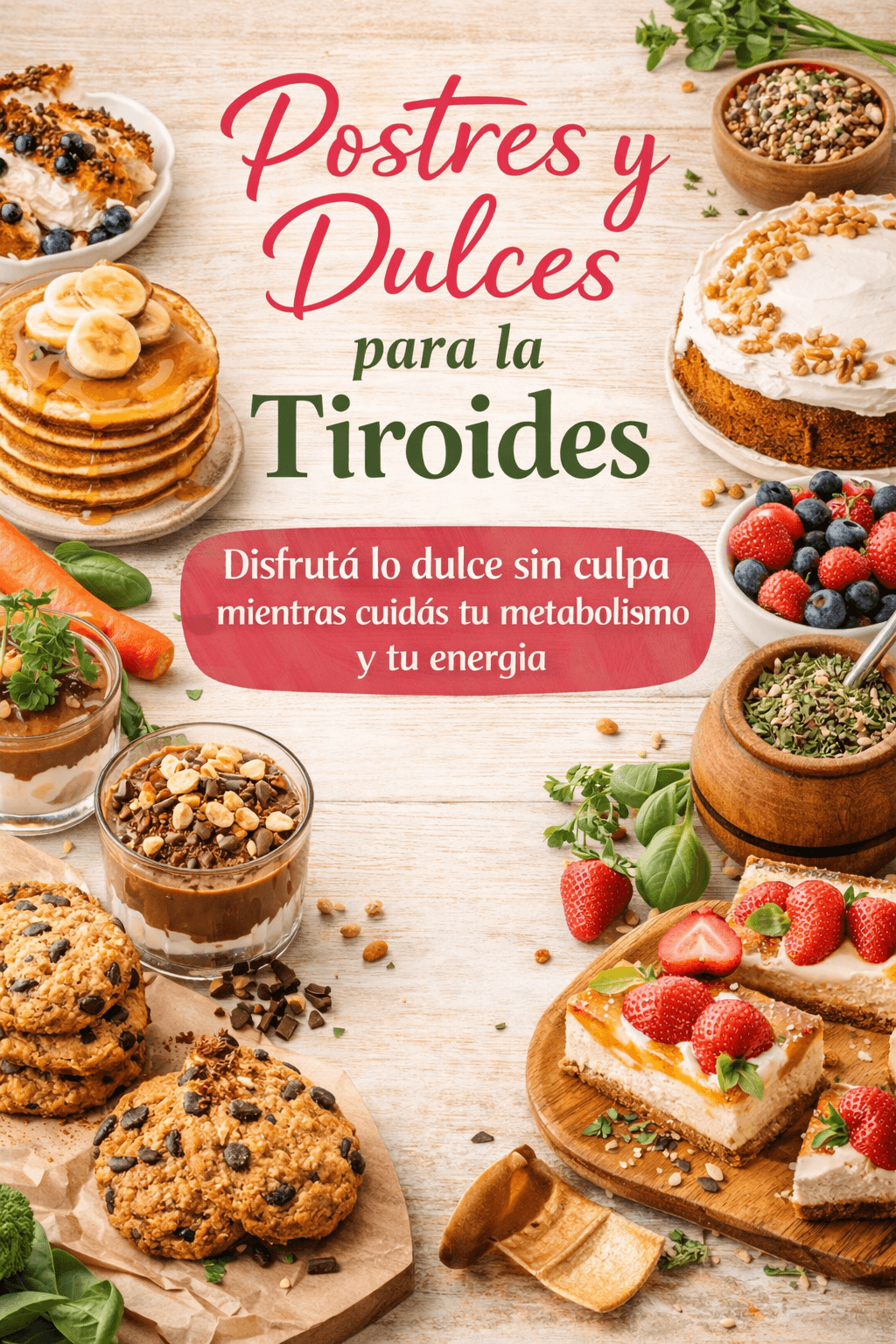 +100 Postres Sin Culpa para la Tiroides